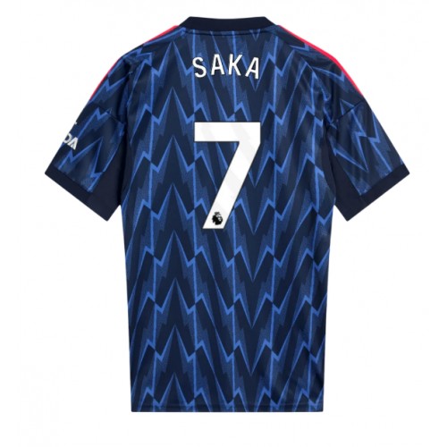 Dres Arsenal Bukayo Saka #7 Gostujuci 2025-26 Kratak Rukav